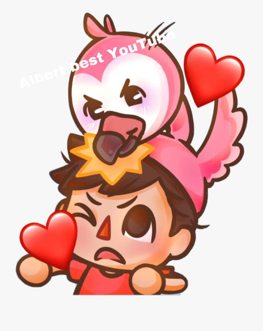 I Dont Have A Celeb Crush If Your Wondering - Flamingo Youtube, Transparent Clipart