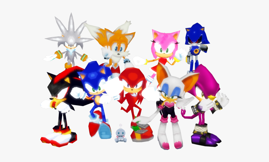 Mmd Court Room Dl By Jjpros On Clipart Library - Sonic Rivals 2 Sonic Model, Transparent Clipart