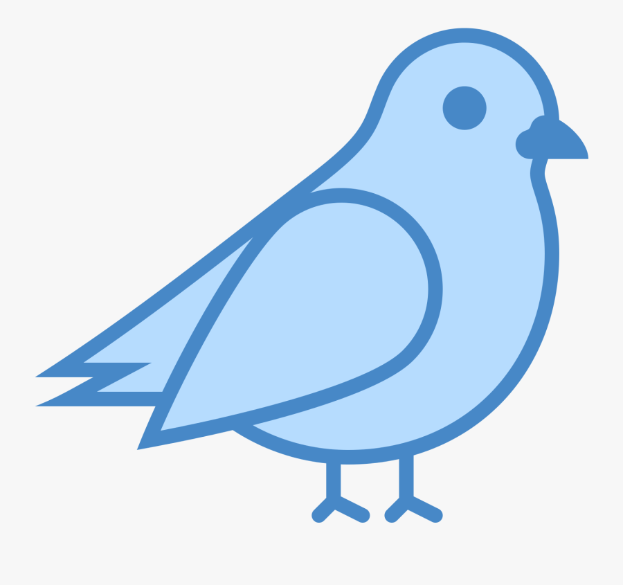 Mountain-bluebird - Bird Flat Icon Png, Transparent Clipart