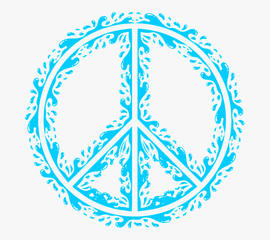 Abstract, Aqua, Art, Drips, Drops, H2o, Marine - Simbolo Da Paz Png, Transparent Clipart