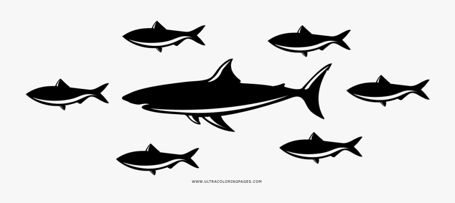 Clipart Of Shoal Of Fish, Transparent Clipart