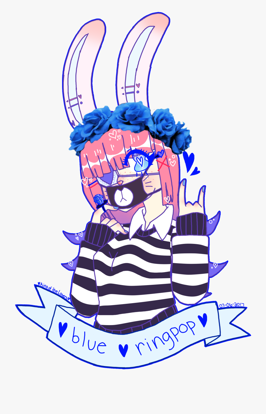 Blue Ring Pop - Kingofthelosers, Transparent Clipart