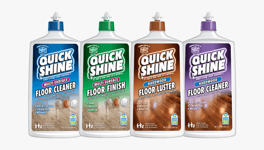 Quick Shine Finish, Cleaner And Luster In Squirt Bottles - Plastic Bottle, Transparent Clipart