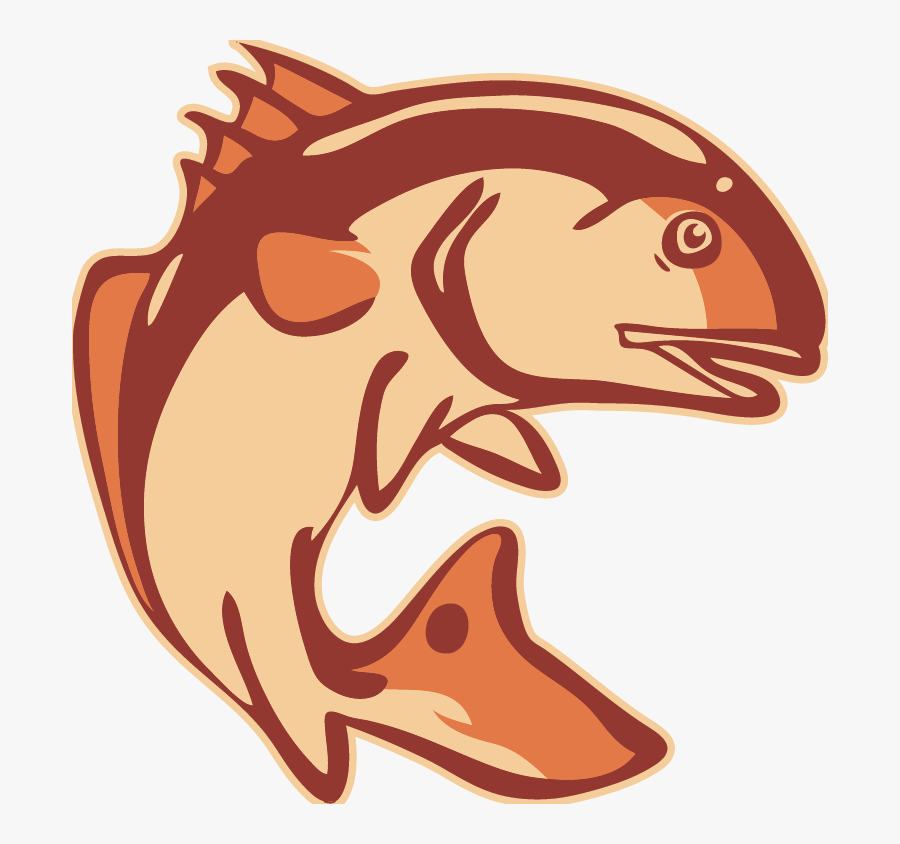 Seafood Clipart Southern Food - Cartoon Redfish, Transparent Clipart