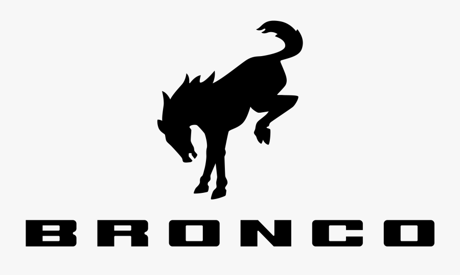 Ford Bronco Logo, Transparent Clipart