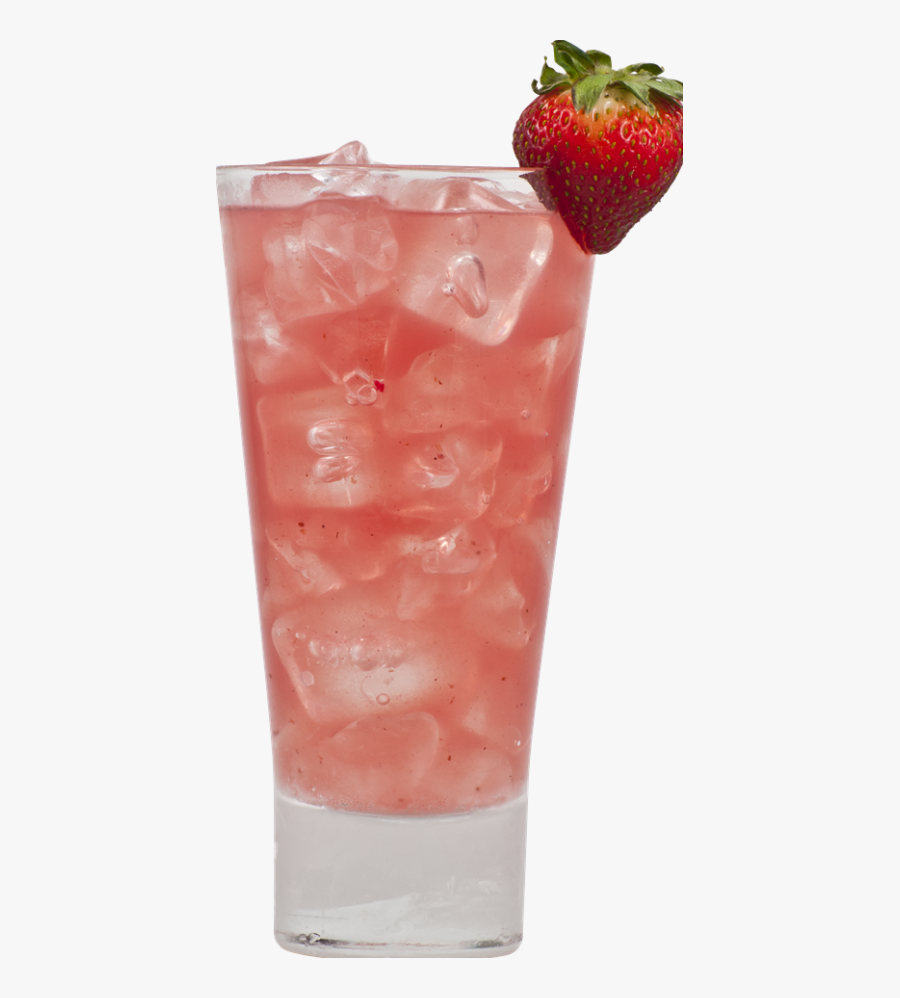 Glass Of Strawberry Lemonade Png - Strawberry Soda Png, Transparent Clipart