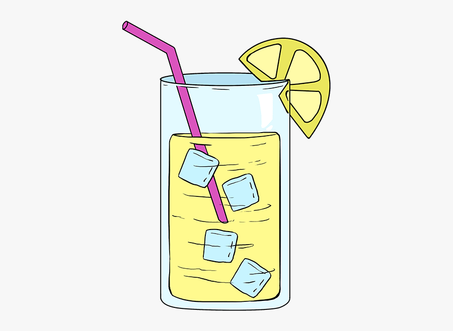 How To Draw Lemonade - Draw Lemonade Easy, Transparent Clipart