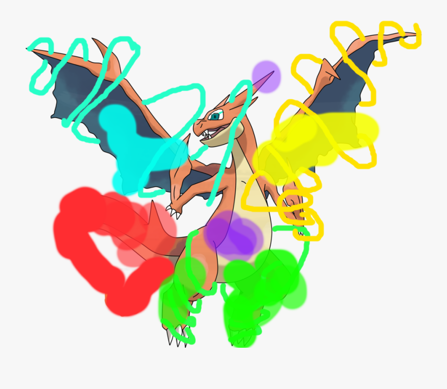Charizard En Apuros - Graphic Design, Transparent Clipart