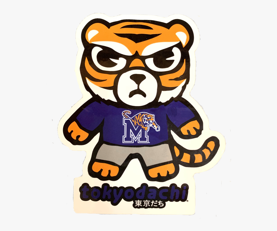 Memphis Tigers Tokyodachi Sticker - Tokyodachi Cougar Byu, Transparent Clipart