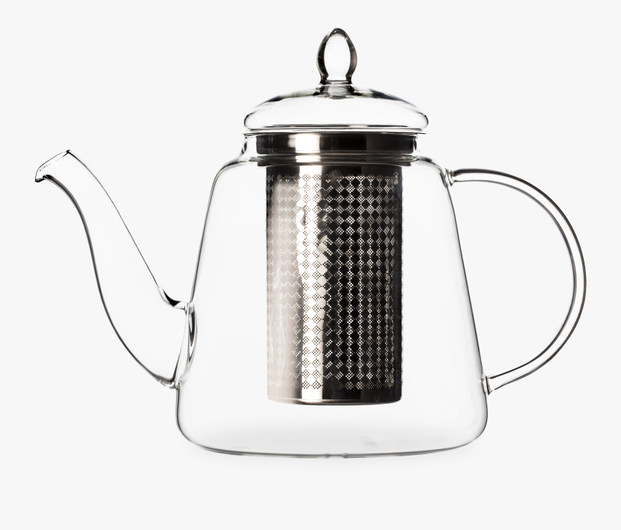 Transparent Teapot Black And White - Teapot, Transparent Clipart