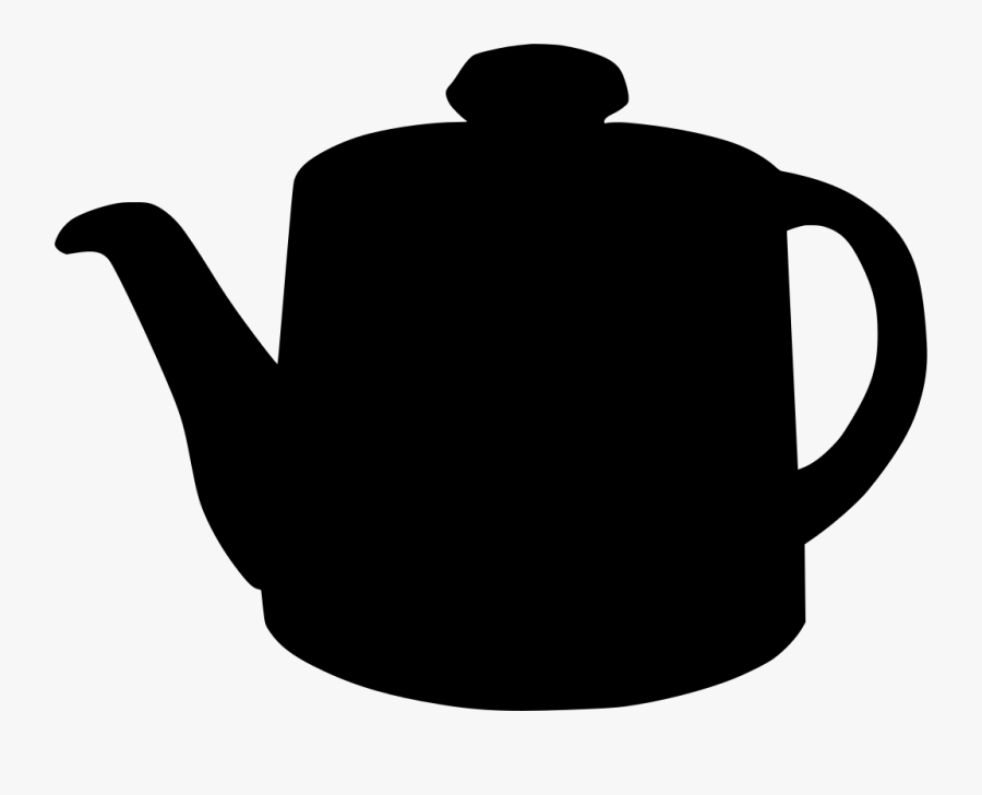 Imagem De Bule Preto E Branco, Transparent Clipart