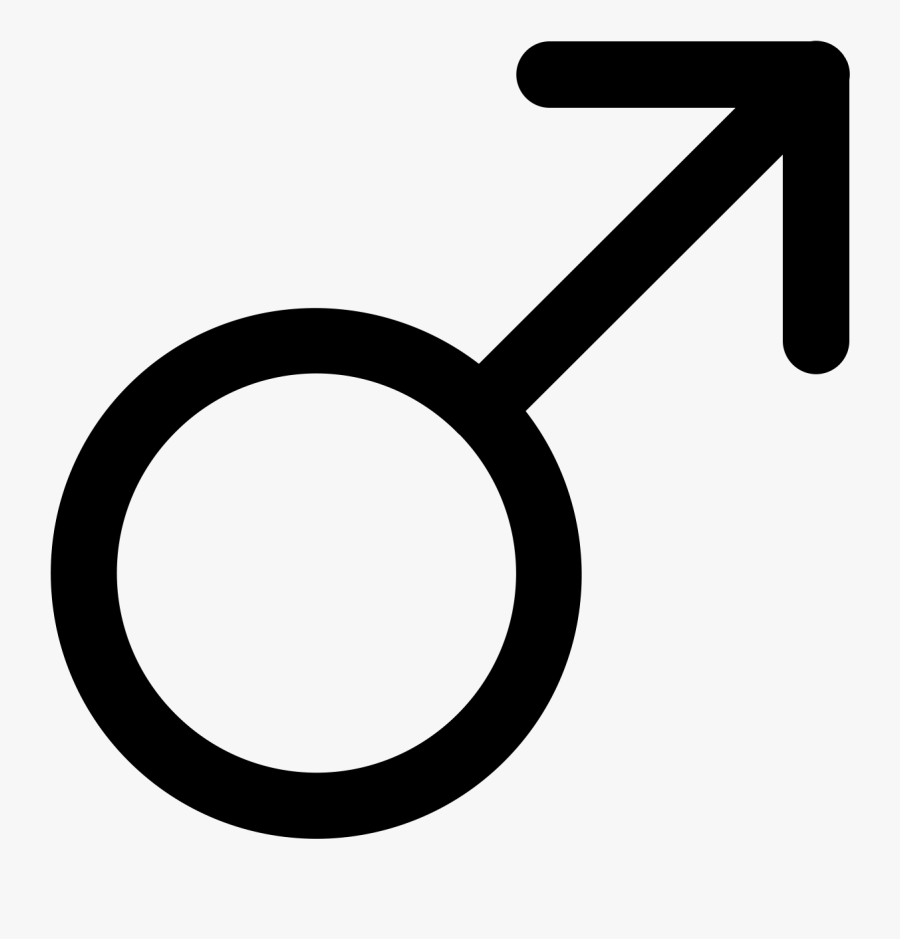 Symbol Icon Free Download - Male Gender Icon Png, Transparent Clipart