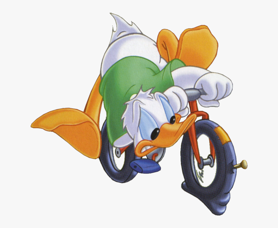 Doanld W/flat Tire - Llanta Ponchada Animada, Transparent Clipart
