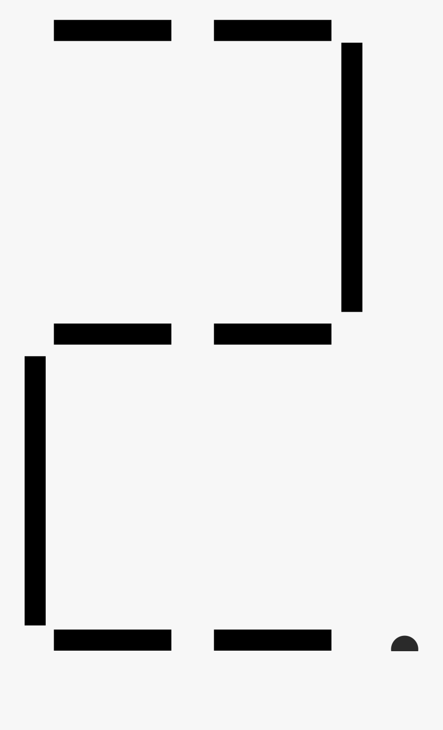 Starburst Digital Display Number Two Clip Arts - Png Digital Number Starburst, Transparent Clipart