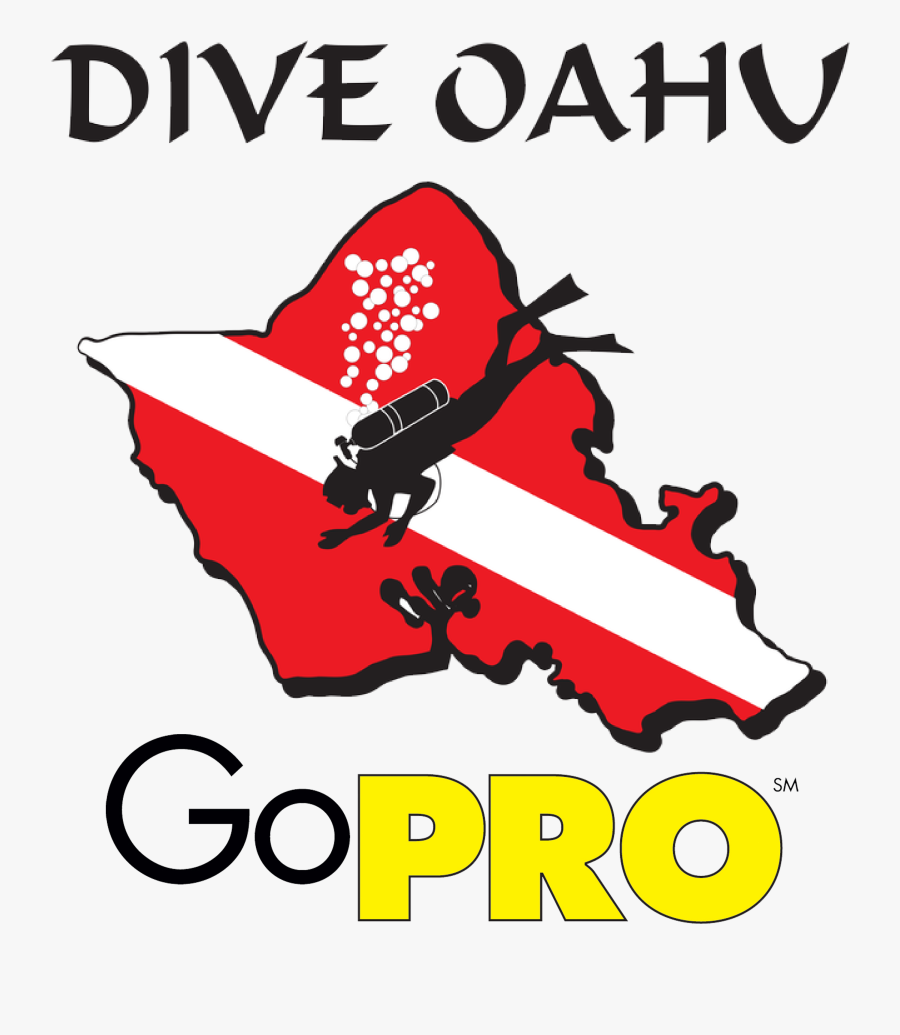 Dive Oahu Logo, Transparent Clipart