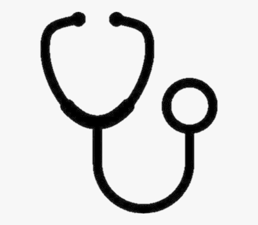 Stethoscope Silhouette Png Clipart , Png Download - Fonendoscopio Dibujo, Transparent Clipart