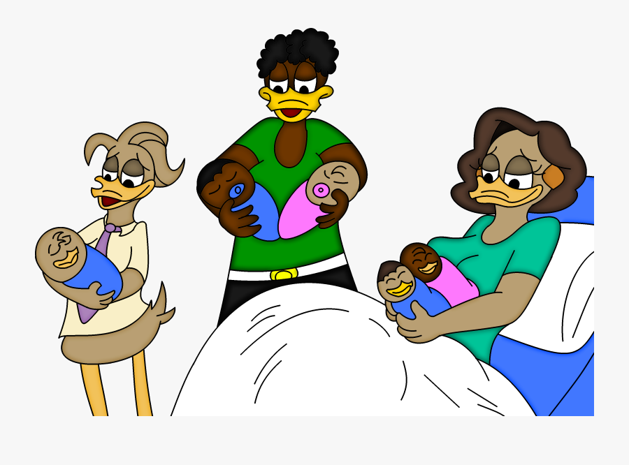 Ducktales Pregnant, Transparent Clipart