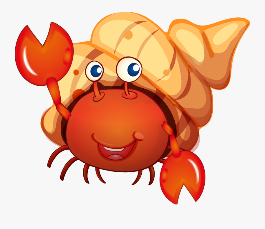 Transparent Mr Crabs Png - 소라게 색칠, Transparent Clipart