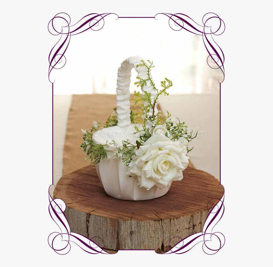 Transparent Bouquet Basket Png - Wedding Basket For Flower Girl, Transparent Clipart