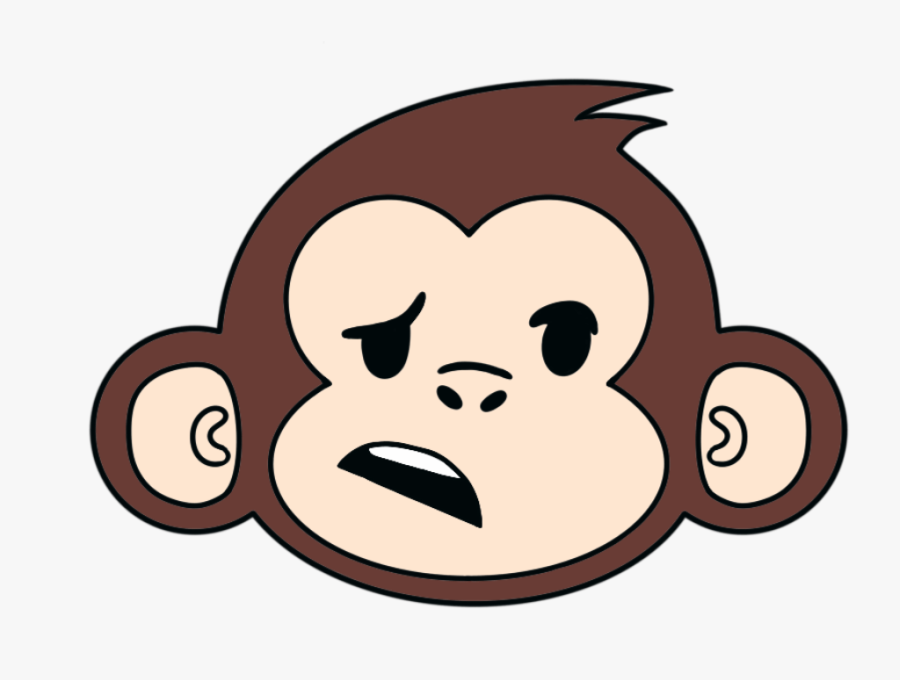 Cartoon Animated Monkey Face Free Transparent Clipart Clipartkey