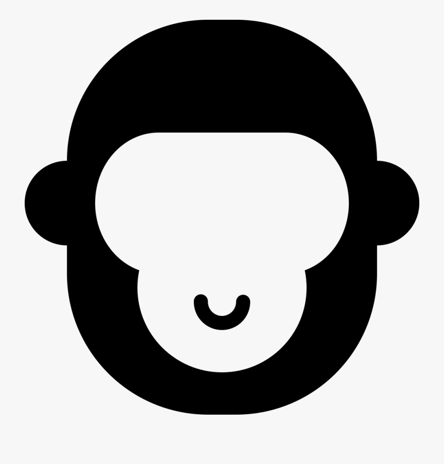 Px Monkey Face - Monkey Face Icon Png, Transparent Clipart