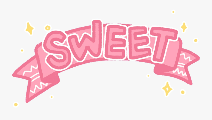 #kawaii #cute #pink #banner #sign - Illustration, Transparent Clipart