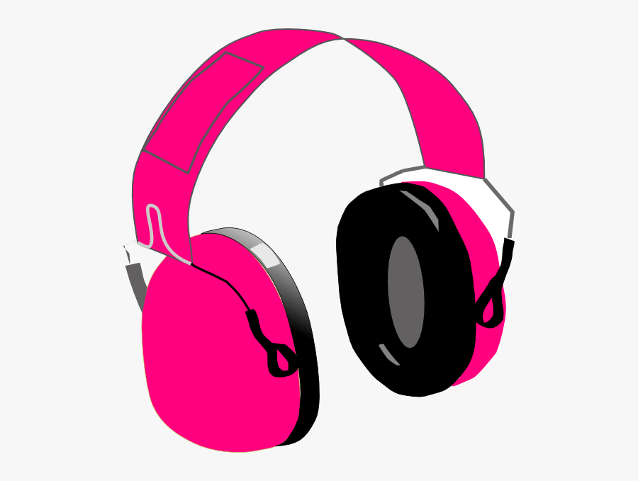 Headphones Clipart Free On Transparent Png - Pink Headphones Transparent Background, Transparent Clipart