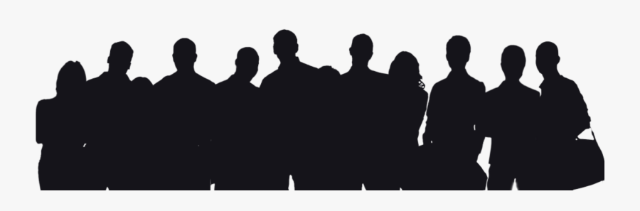 Silhouette Shadow Person Clip Art - Silhouette Group Of People Png, Transparent Clipart