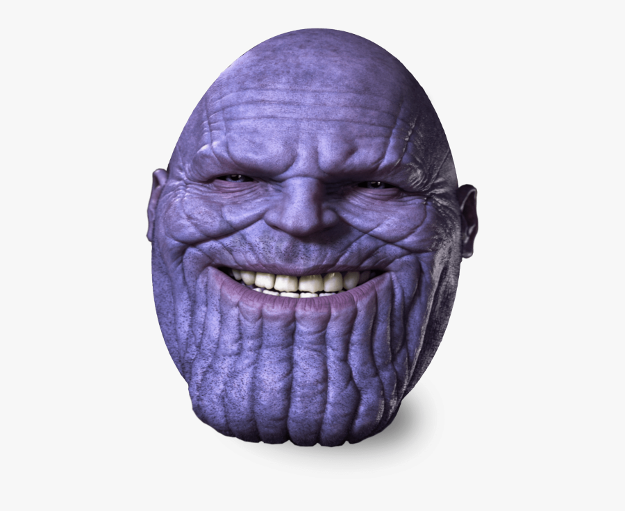 Thanos No Background - Thanos Face No Background, Transparent Clipart