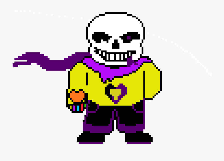 Thanos Sans Pixel Art, Transparent Clipart