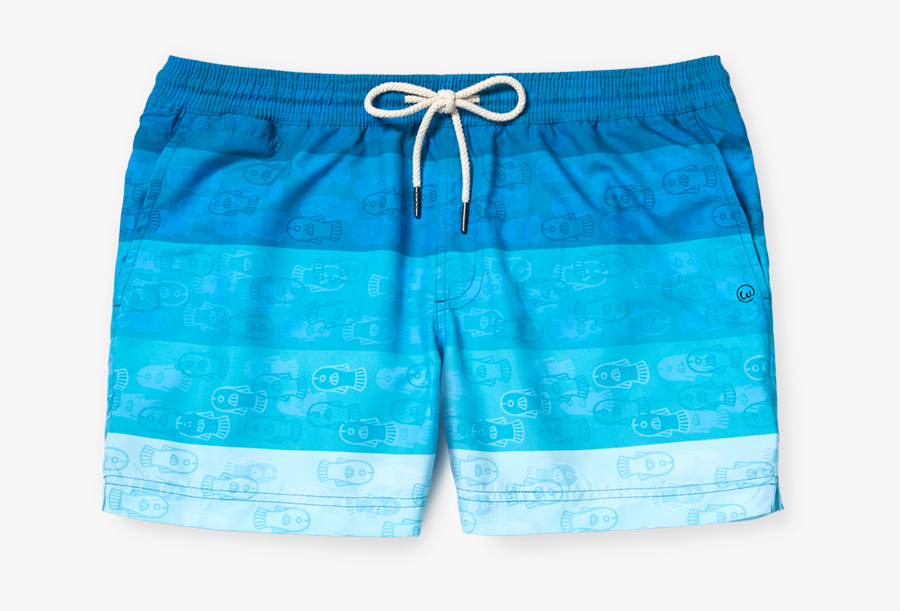 Swimsuit Clipart Grey Shorts - Board Short, Transparent Clipart