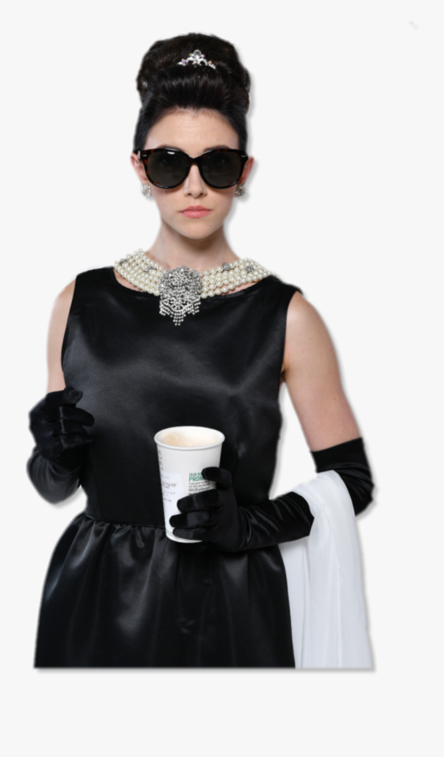 Clip Art Audrey Hepburn Breakfast, Transparent Clipart