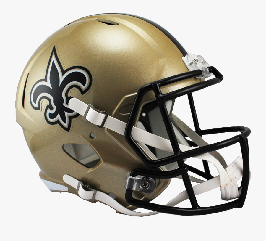 New Orleans Saints Helmet, Transparent Clipart