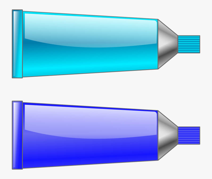 Color Tube Blue Cyan, Transparent Clipart