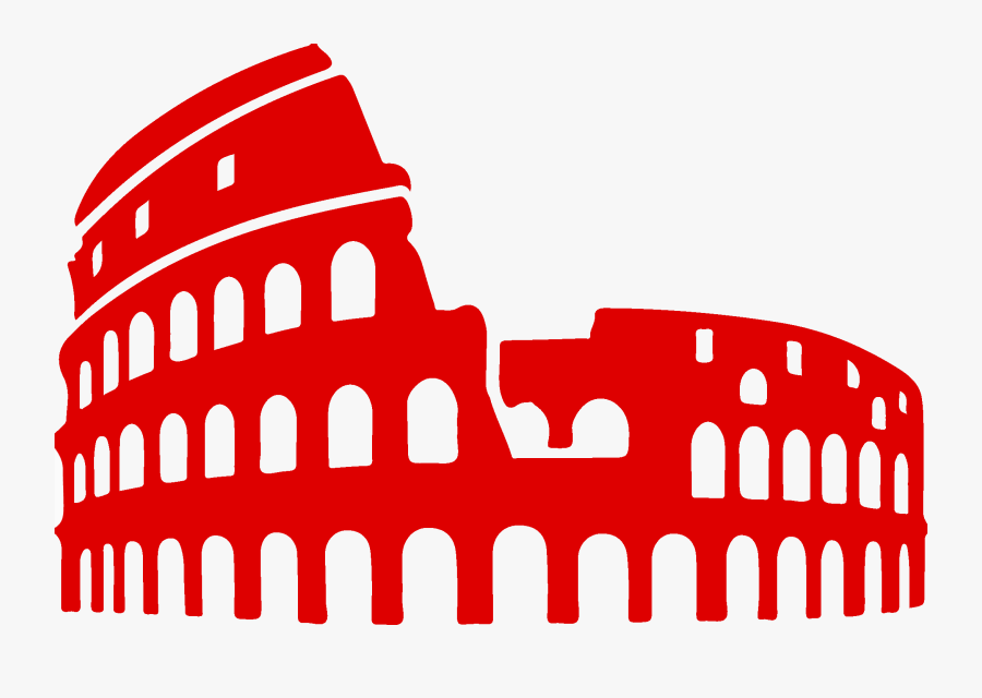 Rome Colosseum Silhouette Clipart , Png Download - Colosseum Silhouette, Transparent Clipart