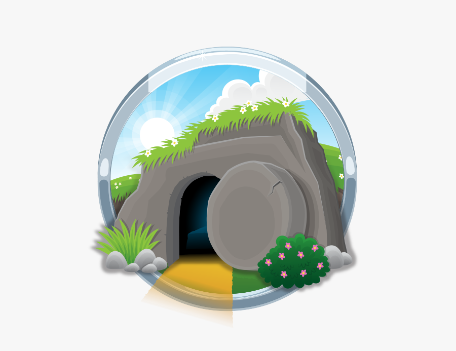 Empty Tomb Png - Bible App For Kids A Happy Sunday, Transparent Clipart