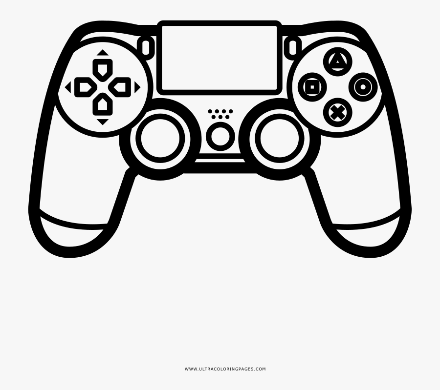 For Game Coloring Page Ps4 Controller Coloring Page , Free