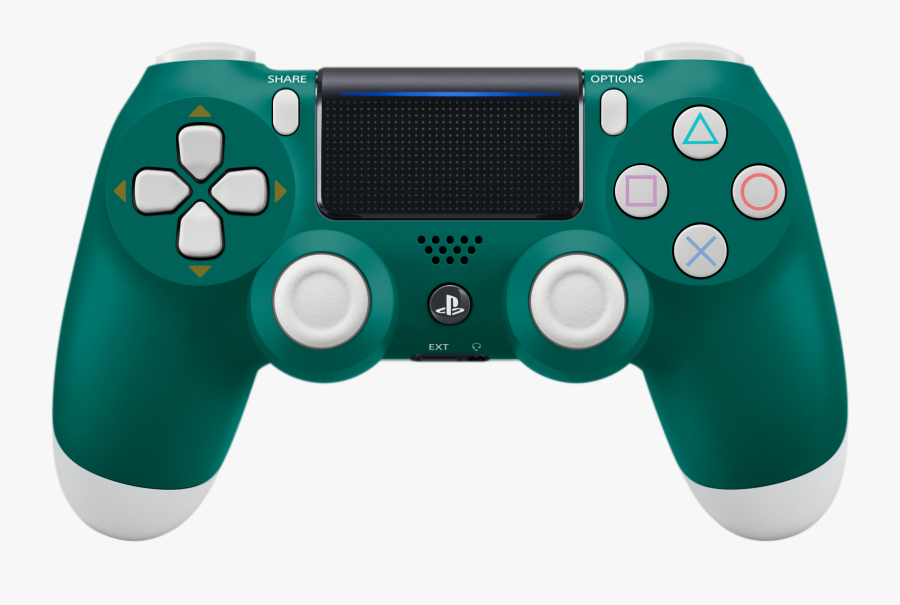 Transparent Playstation 4 Controller Png - Forest Green Ps4 Controller, Transparent Clipart