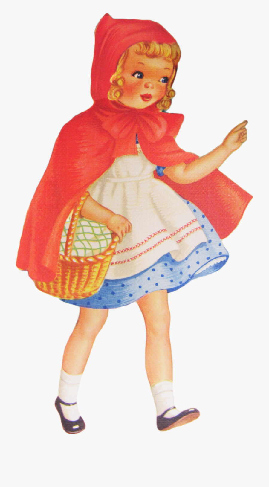 Clip Art Infant Little Red Riding Hood Costume - Red Riding Hood Gun, Transparent Clipart