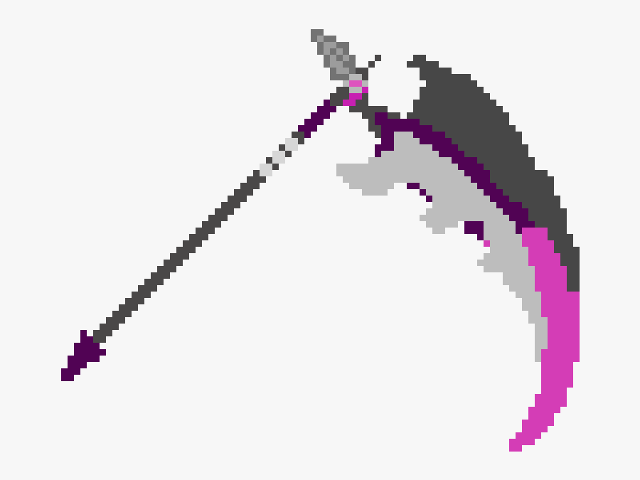 Scythe Png Pixel Art, Transparent Clipart