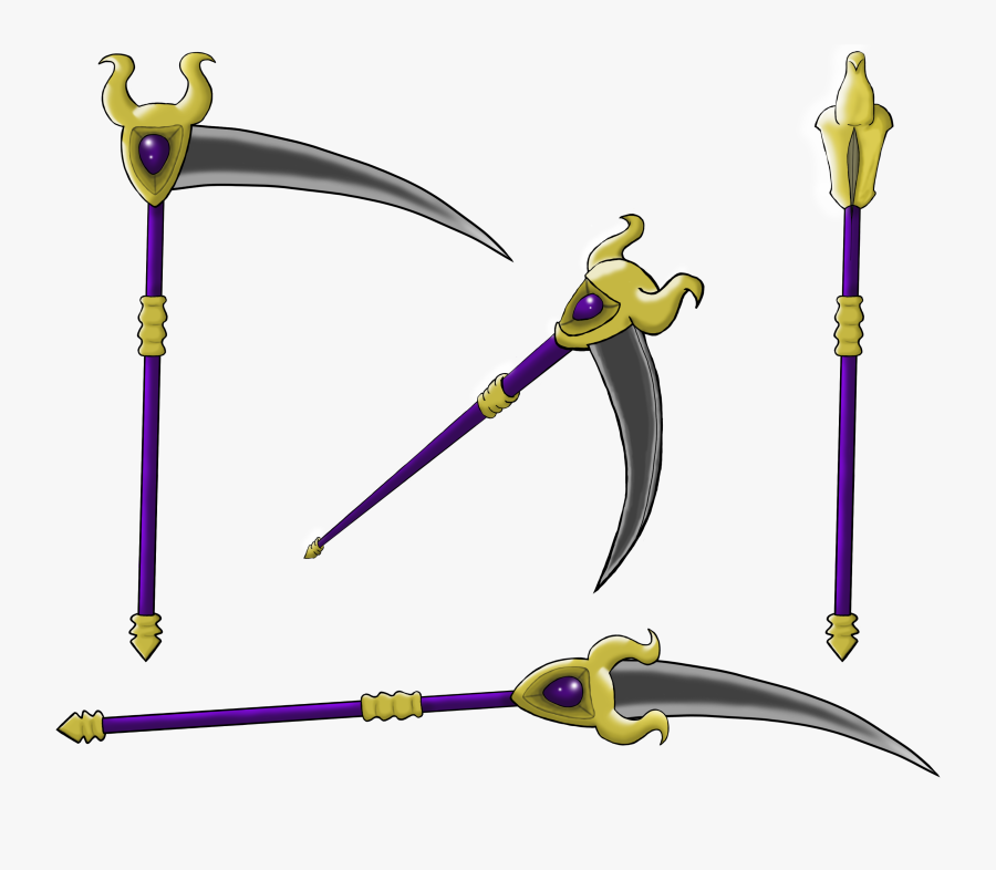 Transparent Scythe Clipart - 2d Scythe, Transparent Clipart