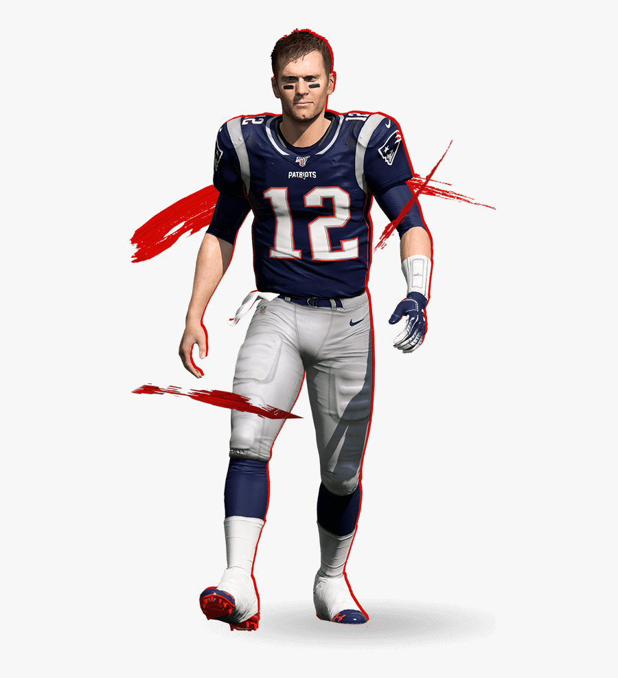 Tom Brady Madden 20, Transparent Clipart