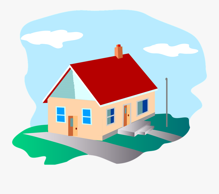 Home, Country, Rural, House, Estate, Residential - Single Family Homes Clipart, Transparent Clipart