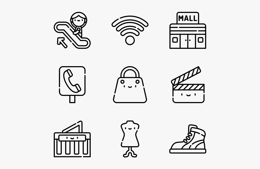 Mall - Icon, Transparent Clipart