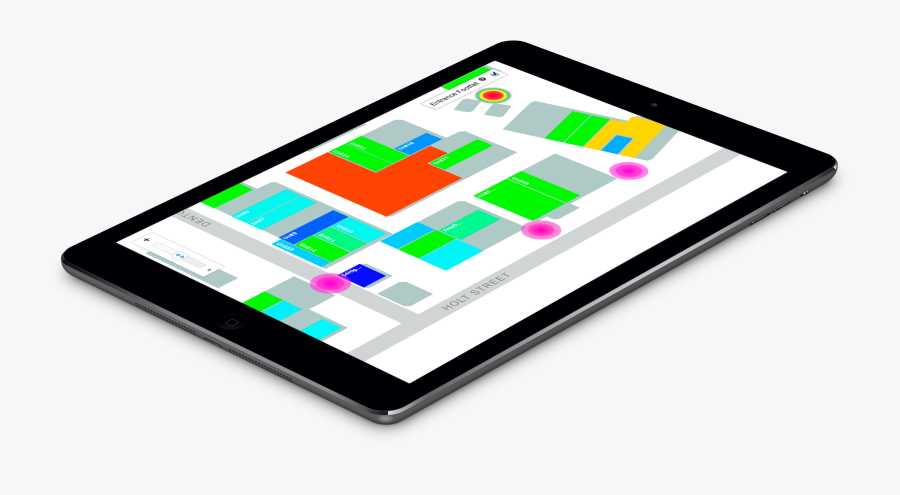 Heat-mapping - Isometric Mockup Ipad Png, Transparent Clipart