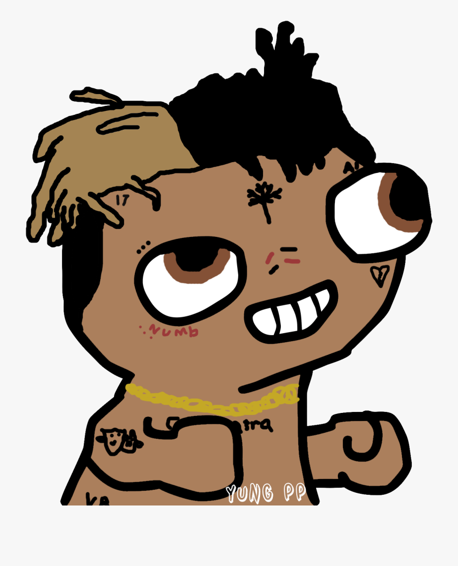 17 7 モ3 Cartoon Cheek Clip Art Head - Fsjal Xxxtentacion, Transparent Clipart