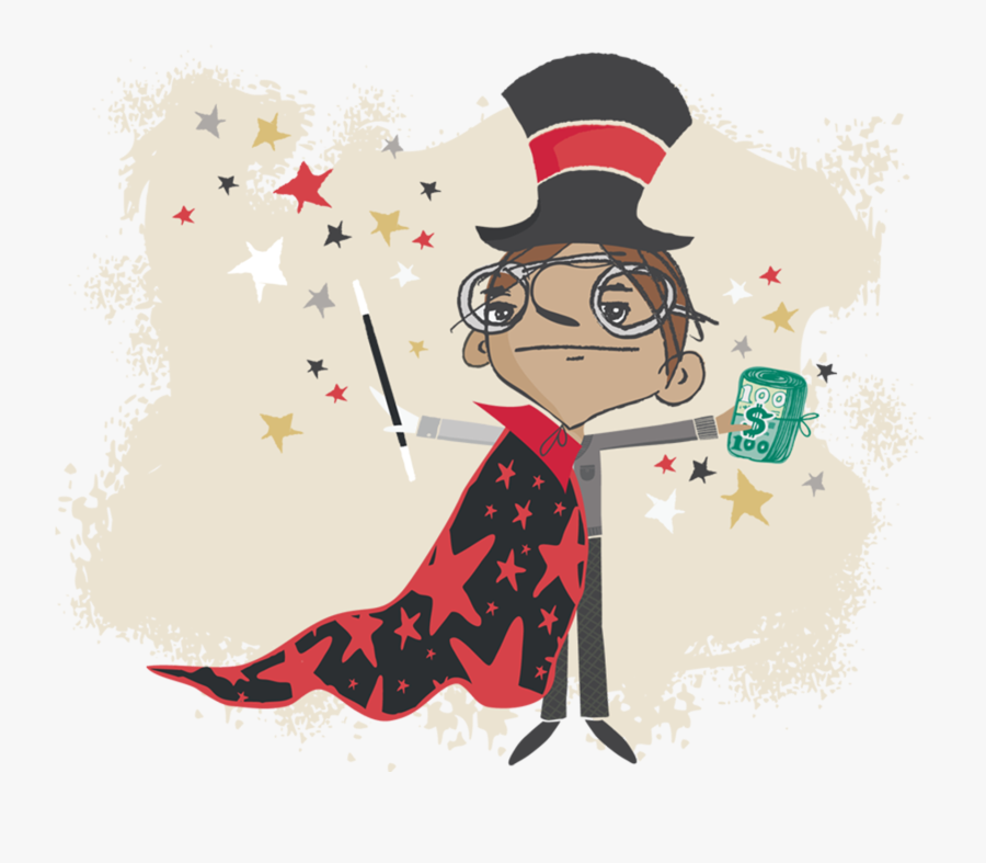 Payroll Magician - Illustration, Transparent Clipart