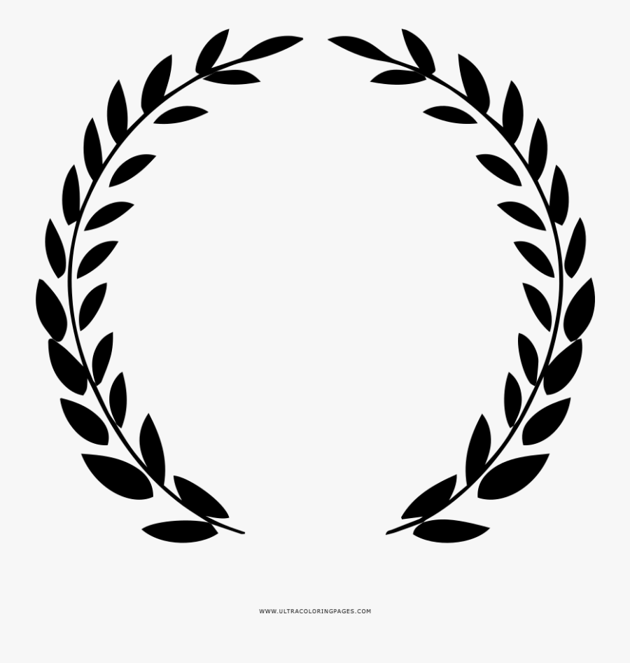 Laurel Wreath Coloring Page - Kanuni Sultan Süleyman Hastanesi, Transparent Clipart