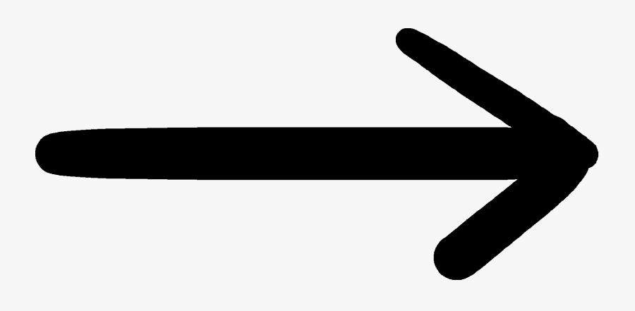 Transparent Amygdala Png - Arrow Line Art, Transparent Clipart