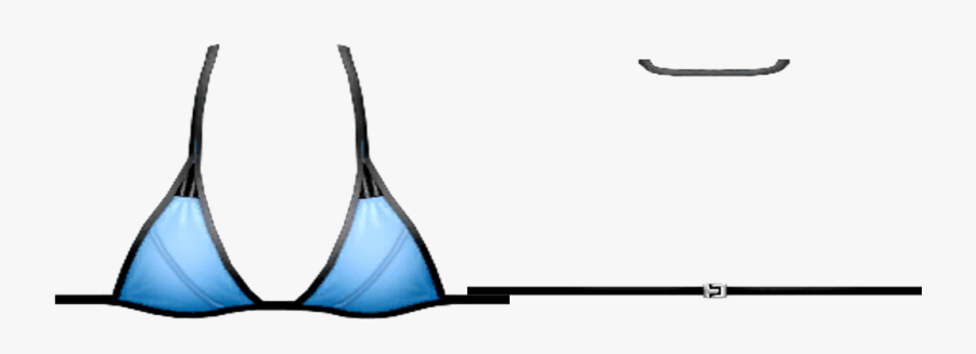 Swimsuit Clipart Blue Swimsuit - Bikini Template Second Life, Transparent Clipart